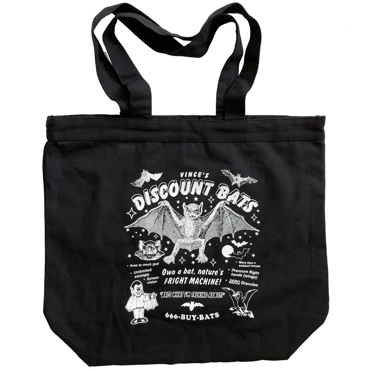 "Discount Bats" Tote Bag