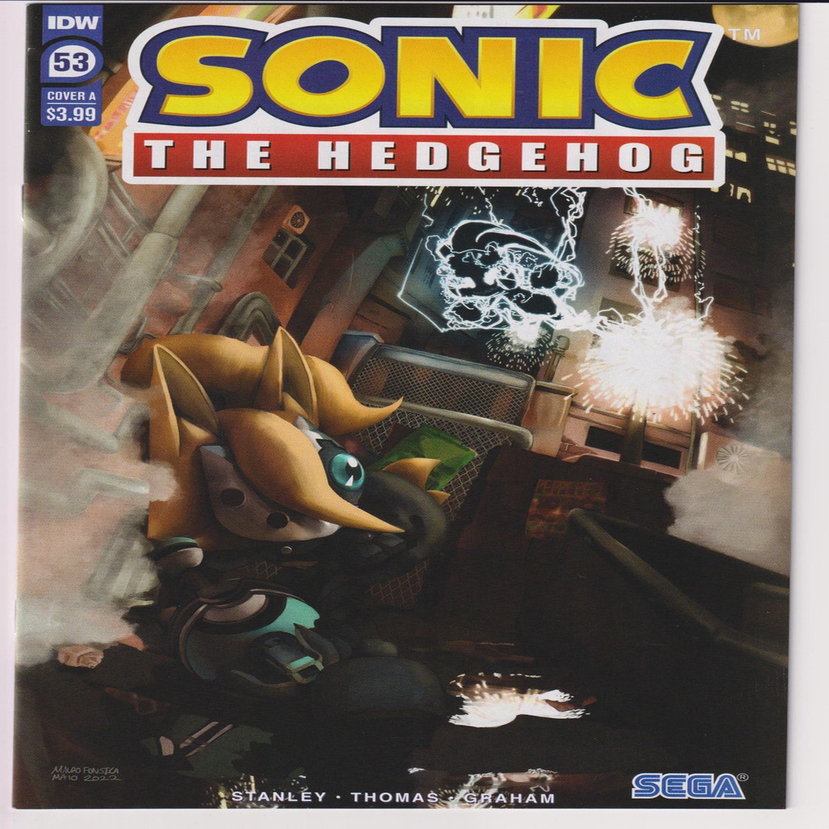 SONIC THE HEDGEHOG #53 CVR A (IDW 2022) "NEW UNREAD" C2