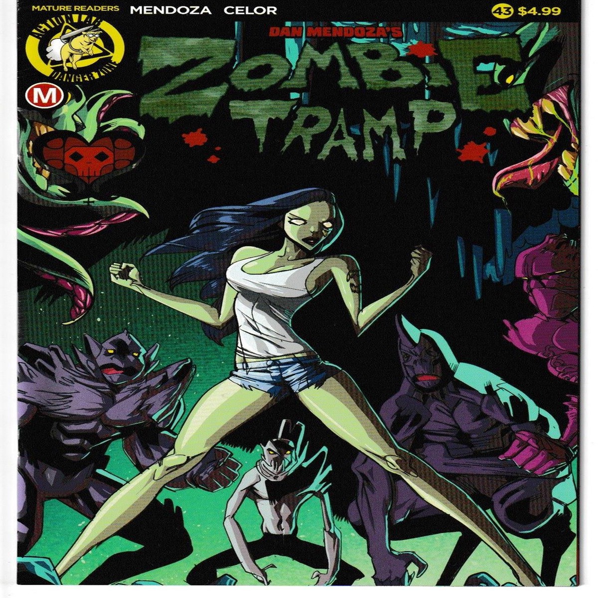 ZOMBIE TRAMP ONGOING #43 CVR A CELOR(ACTION LAB 2018)