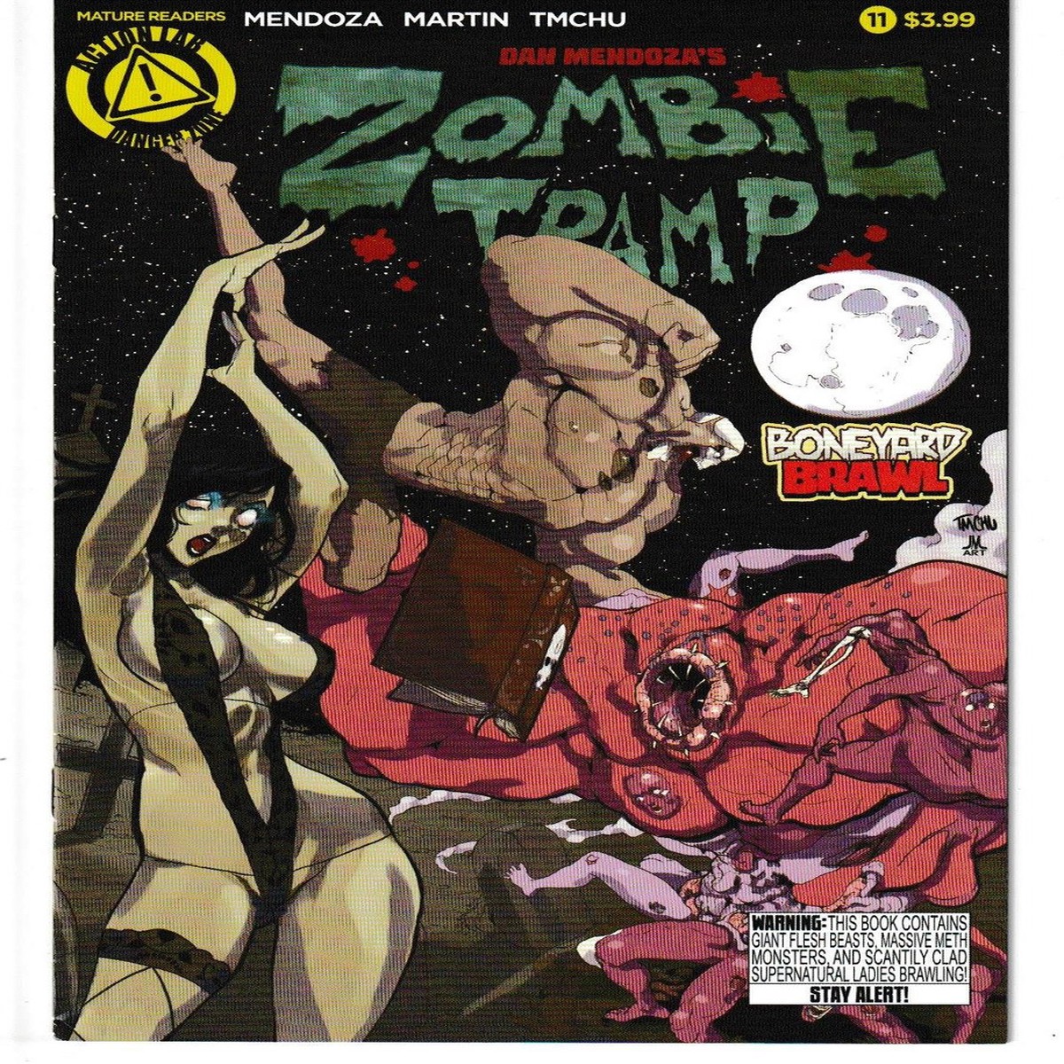 ZOMBIE TRAMP ONGOING #11 MAIN CVR (ACTION LAB 2015) C2 PREVIOUSLY OWNED